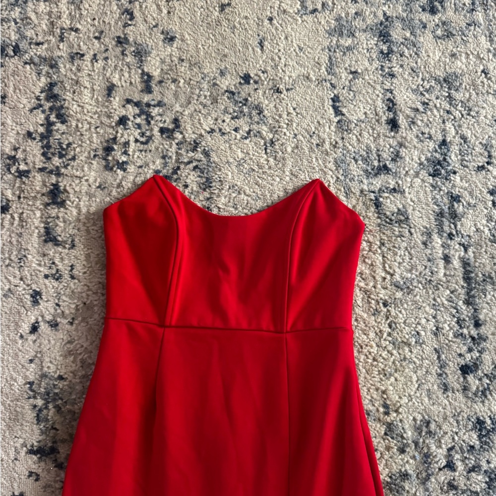 Superdown Ryleigh Strapless Maxi Dress Red - Picture 5 of 6